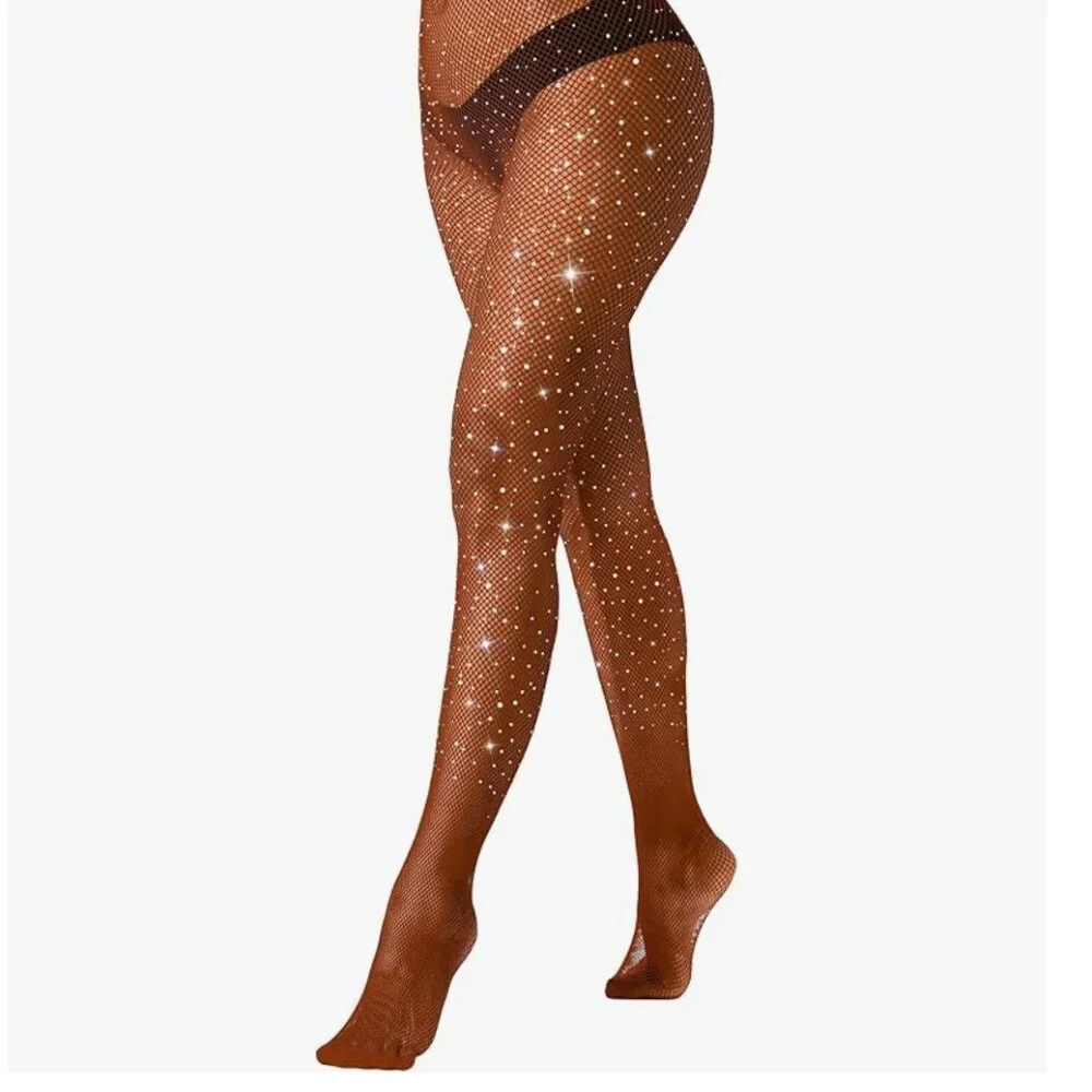 Sexy Sparkly Fishnets Stockings Tights